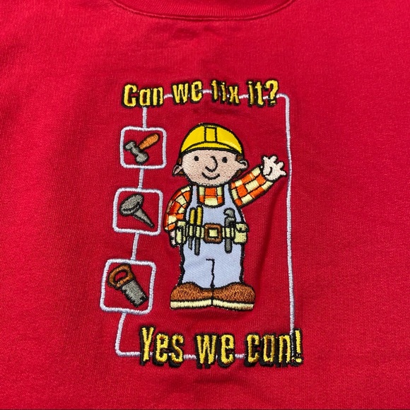 Baby/Toddler VTG 2002 Bob the Builder Pullover Crewneck Sweatshirt Size 4T - Picture 2 of 4
